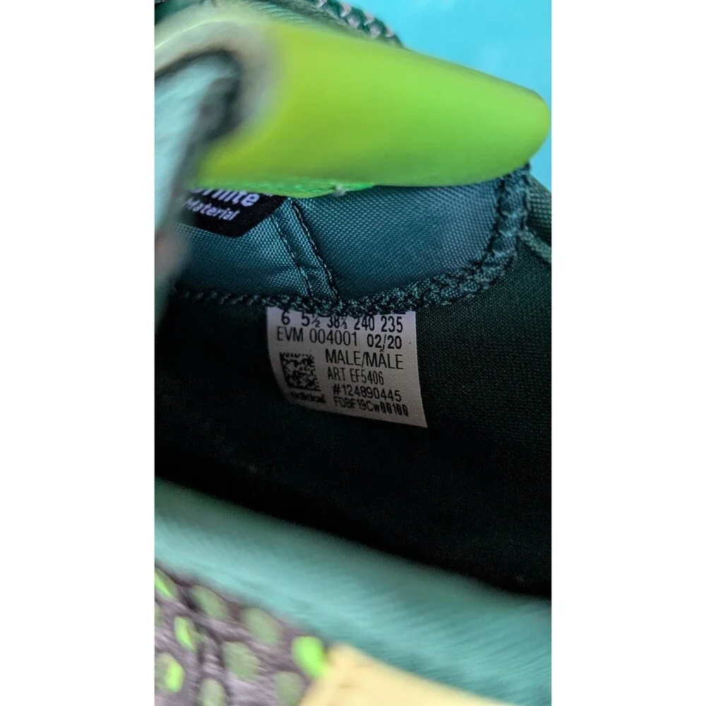 Adidas Nite Jogger 3M Bar Code EF5407 Graphic Sneakers-Blk/Lime Grn-M6/W7.5